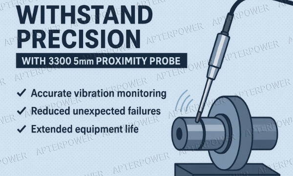 Información precisa sobre vibraciones mediante la sonda de proximidad 3300 de 5 mm